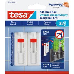 Clou à colle Tesa pour carrelage métallique - réglable - force d'adhérence 3 kg