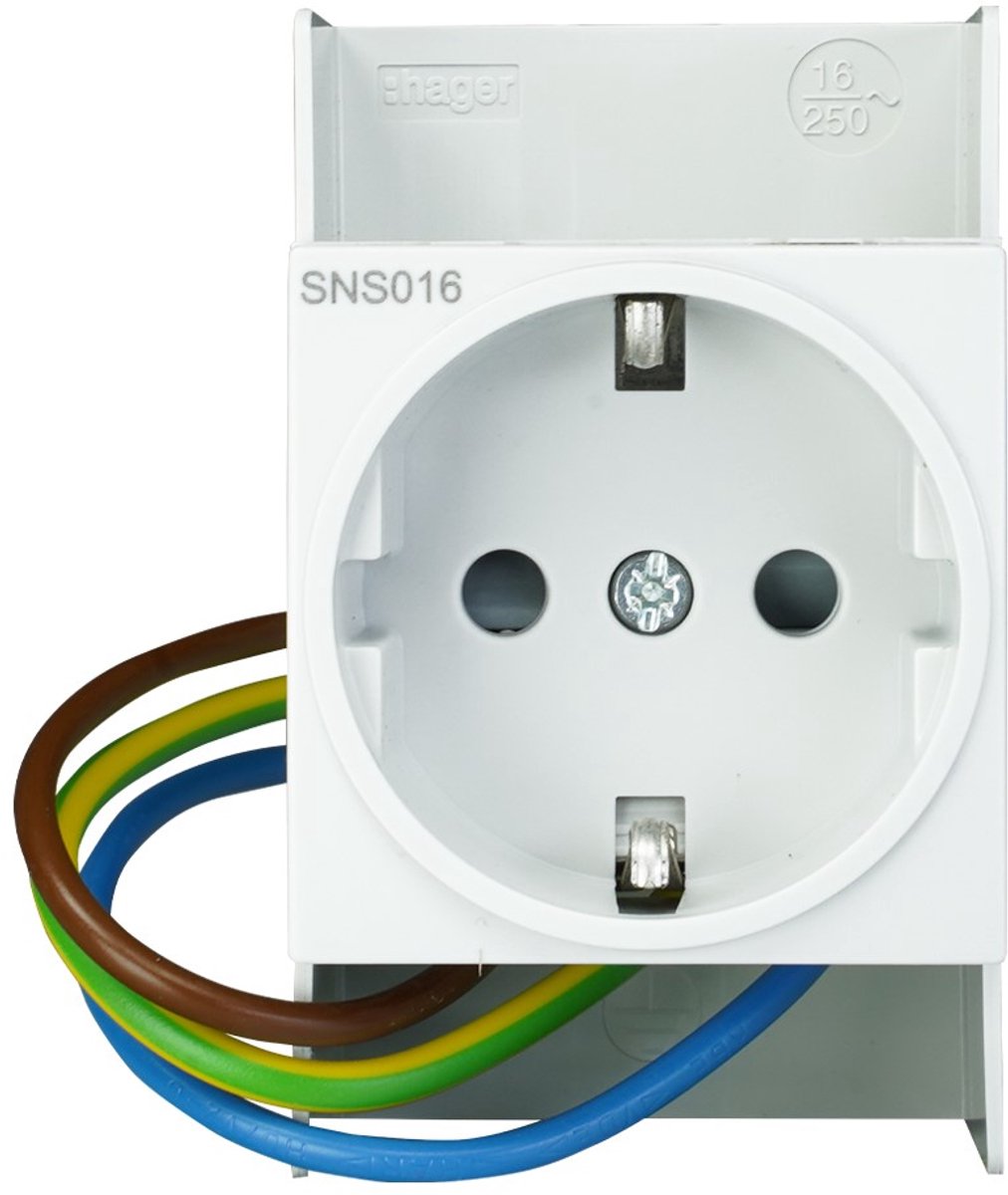 Prise murale modulaire Hager Vision - vks09sw - e32bn