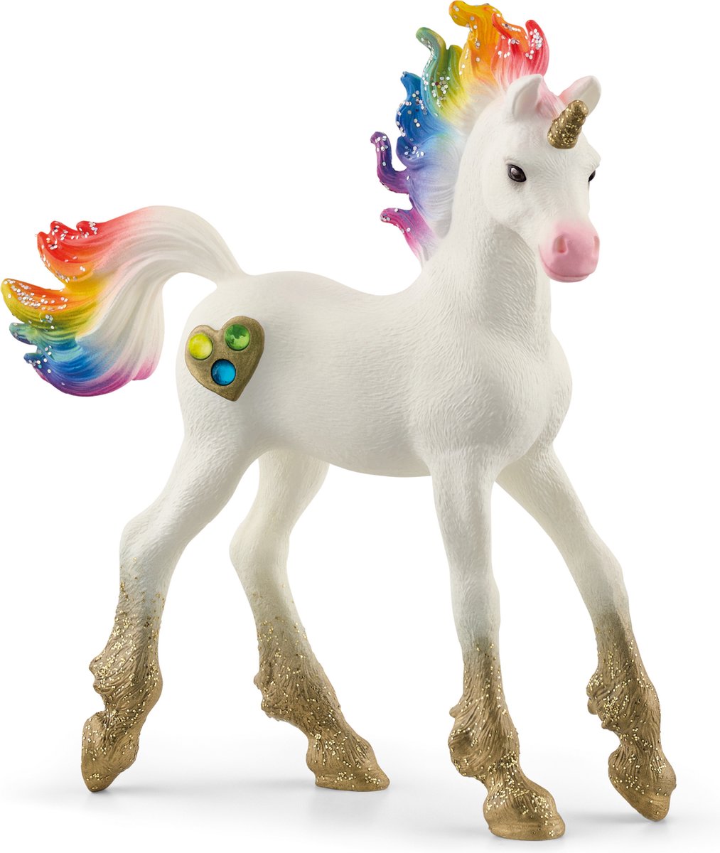 Schleich bayala - poulain licorne arc-en-ciel - jouet licorne - 70727