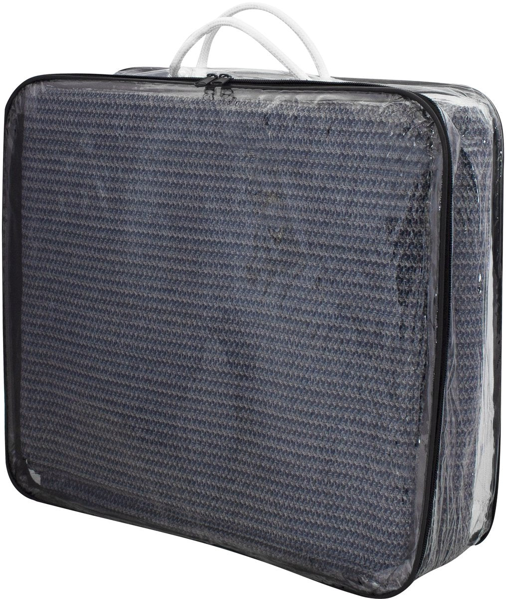 Eurotrail multi functional tapijt schaduwdoek - 300*600cm - grijs blauw