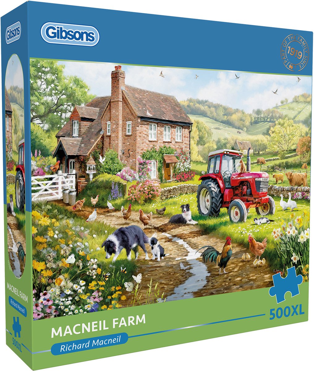 Gibsons - Macneil Farm (par Richard Macneil) - 500xl pièces 68×49cm (l×h) - puzzle pour adultes