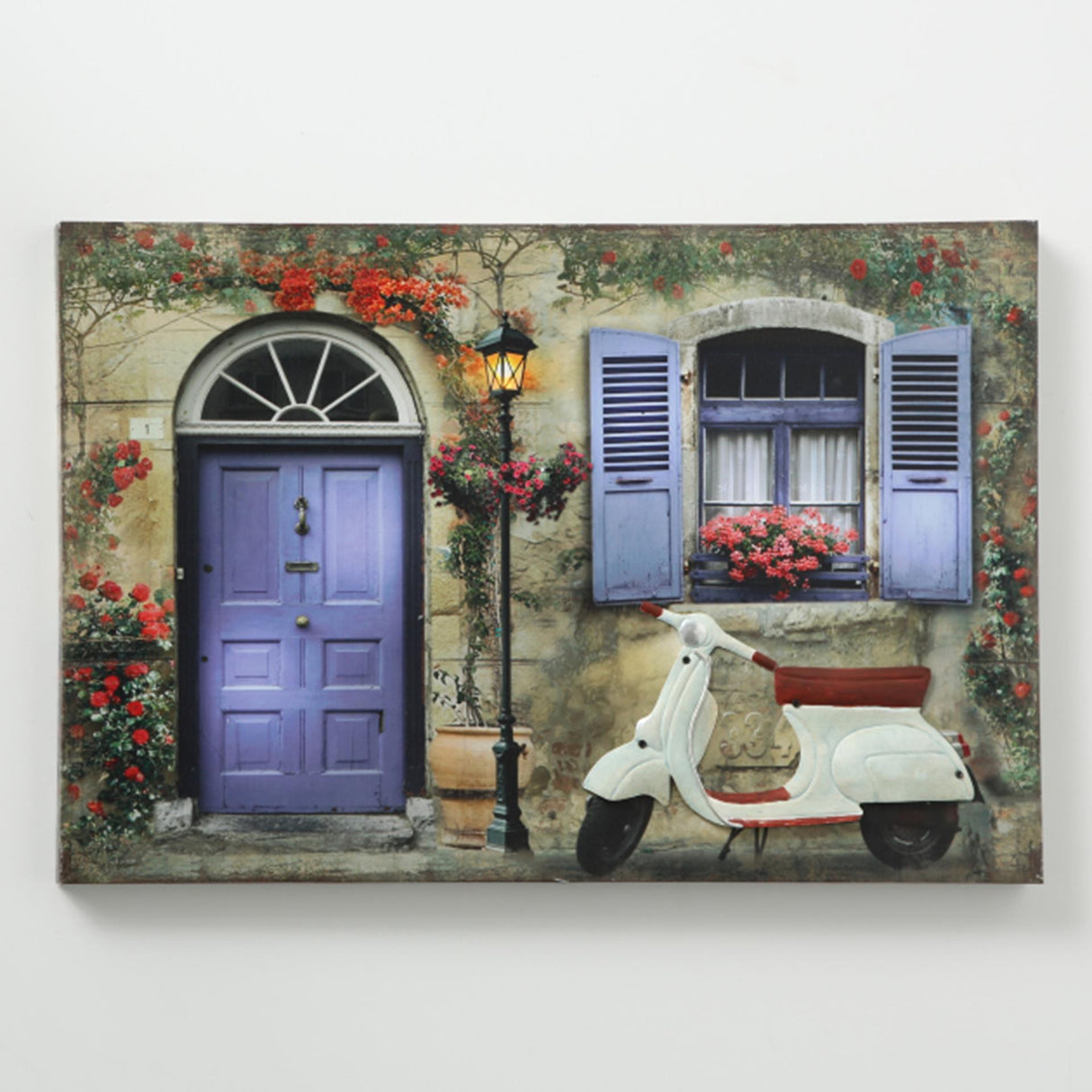 Boltze maison peinture murale 1led h40cm