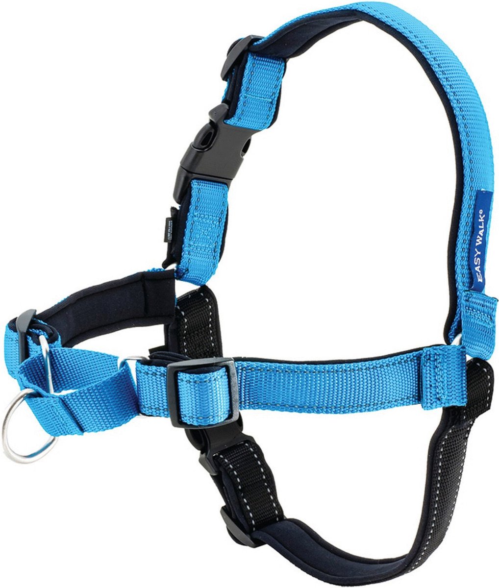 Harnais Petsafe easy walk® deluxe - harnais pour chien - bleu - l -1,8 m