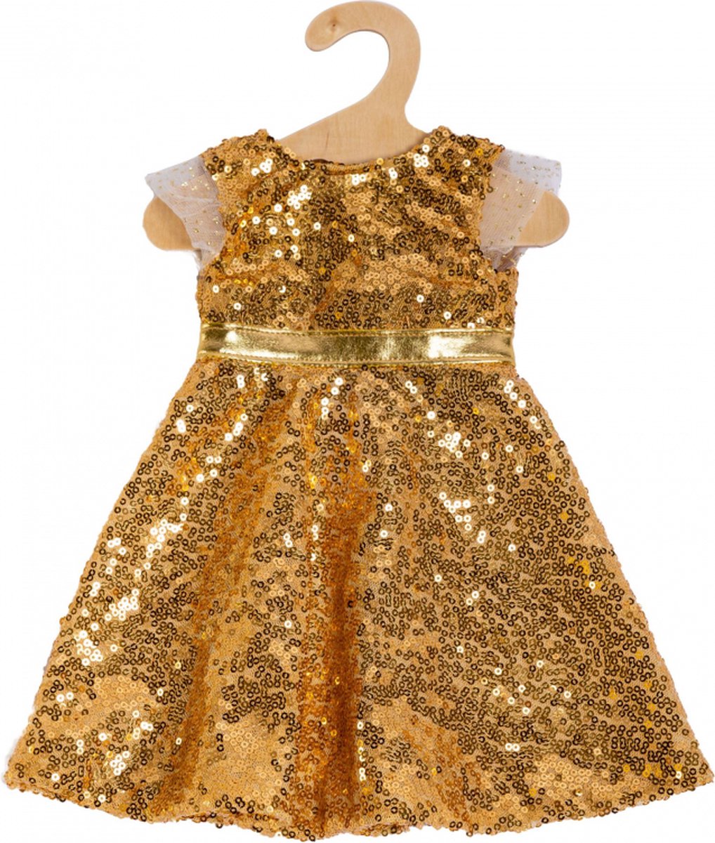Robe de poupée Heless étoile dorée, 35-45 cm