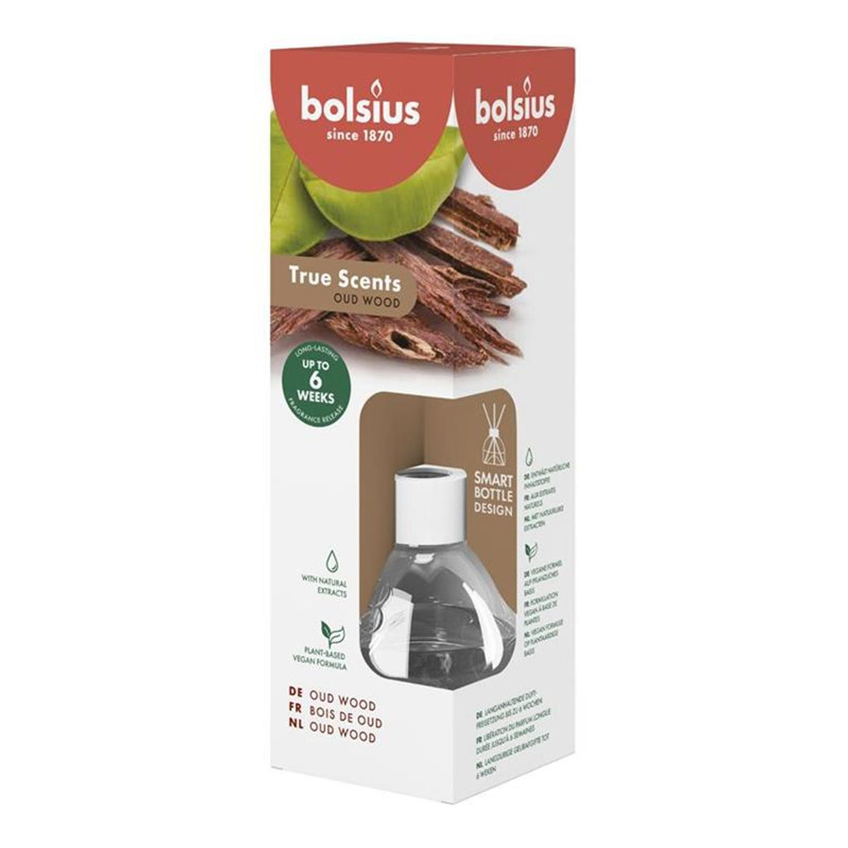 Bâtonnets parfumés Bolsius 60ml vieux bois