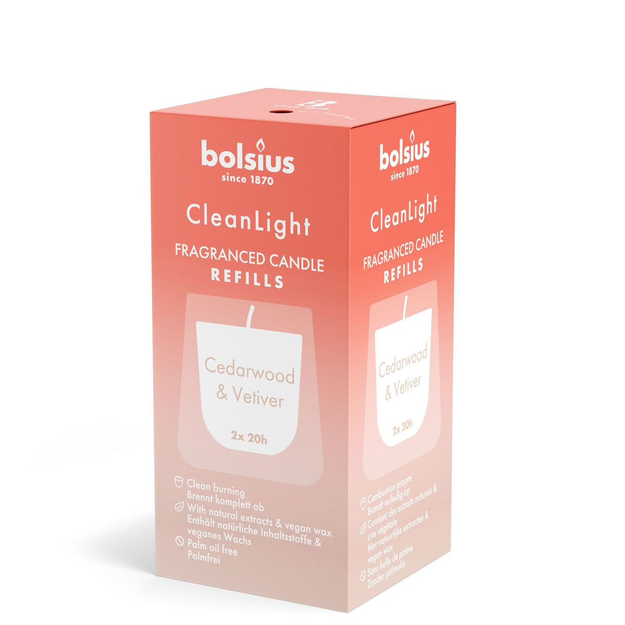 Recharge de parfum Bolsius Clean Light 2 pcs.