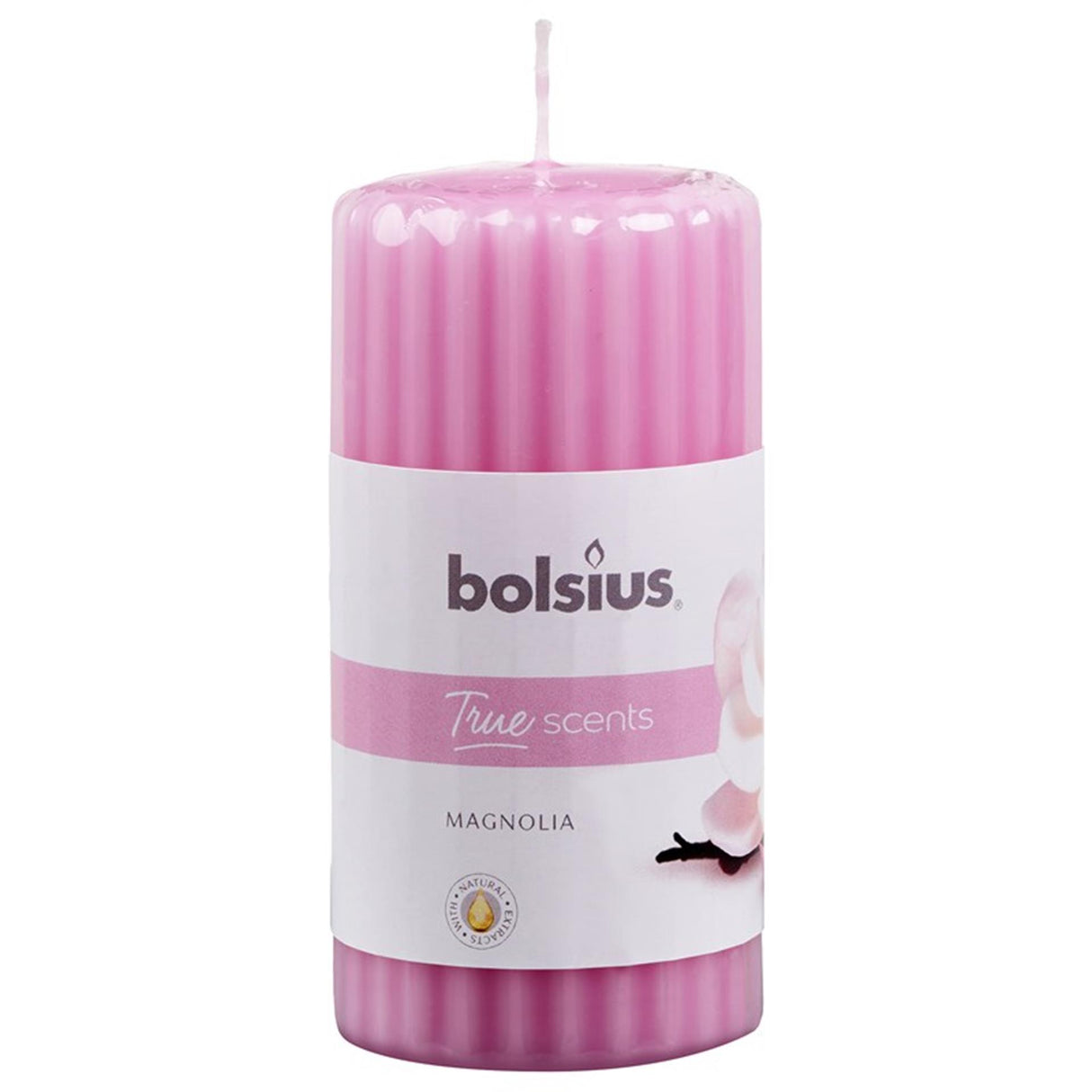 Bougie pilier Bolsius parfum magnolia 120 58