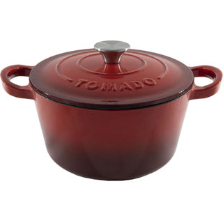 Poêle tomado en fonte rouge 24 cm