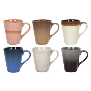 Tasse à café avec terre d'oreille 310 ml | 6 pièces