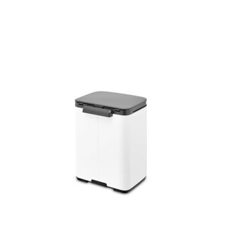 Brabantia bo poubelle - 4 litres - salle de bain - blanc