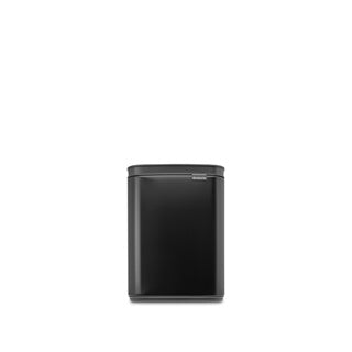 Brabantia bo poubelle - 4 litres - salle de bain - noir mat