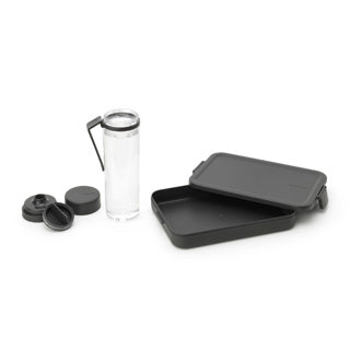 Brabantia break set make take 2 pièces gris foncé
