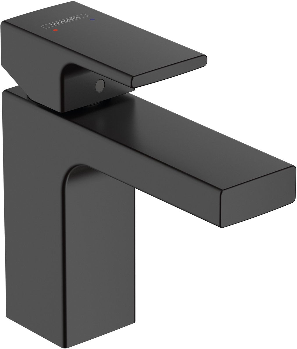 Forme vernis Hansgrohe - mitigeur de lavabo - commande monocommande - sans vidage - taille 100 mm - noir mat