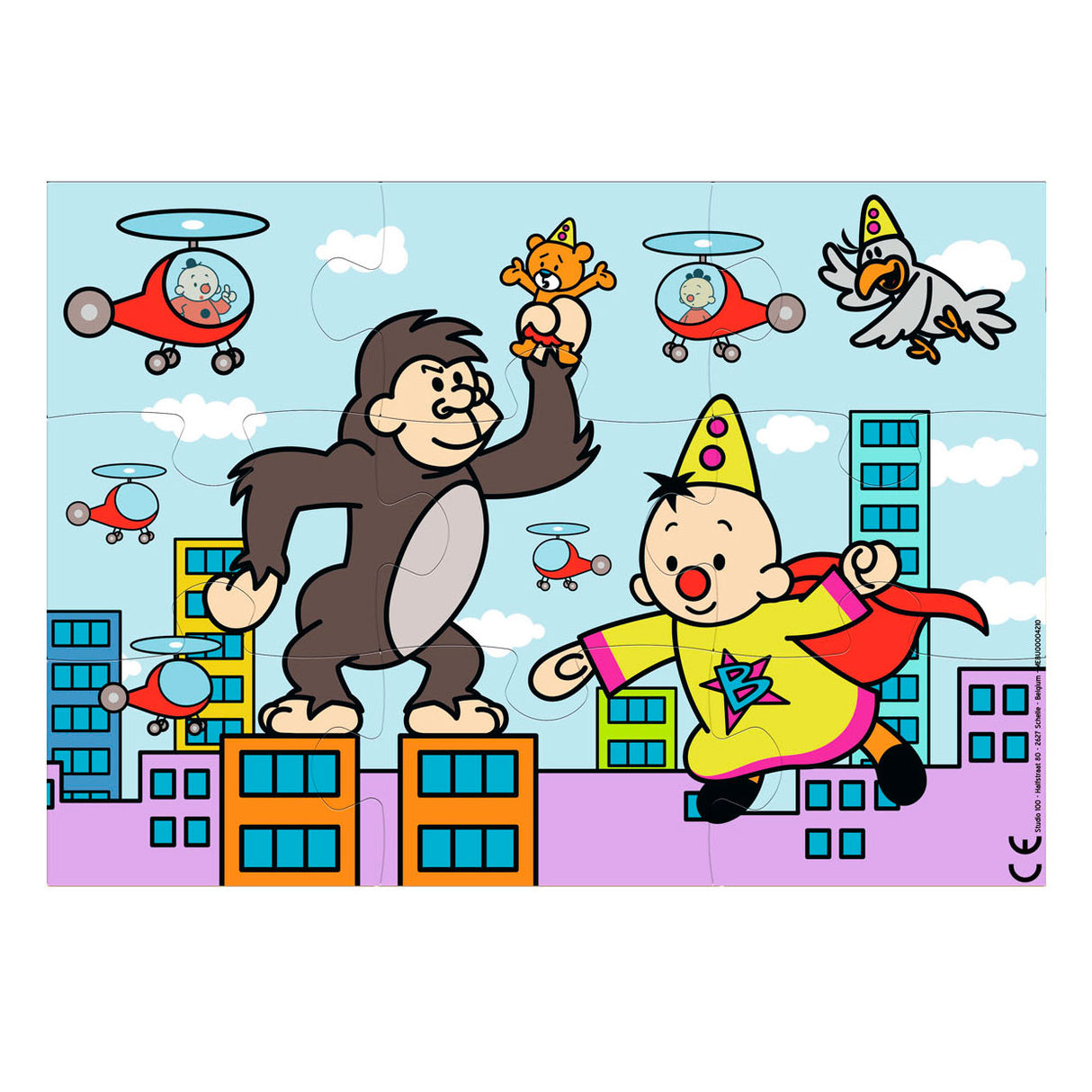 Studio 100 bumba puzzle super bumba, 9e.