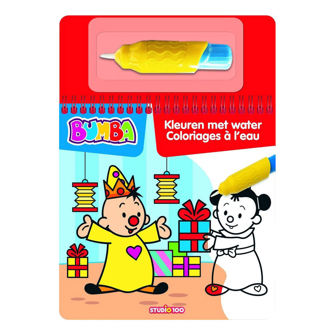 Studio 100 Bumba Colorbook Couleurs avec anniversaire d'eau