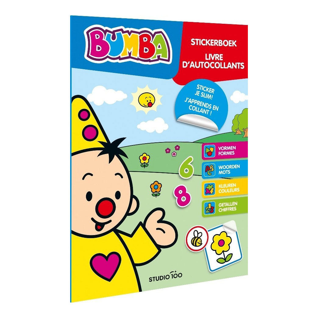 Studio 100 bumba autocollant livre autocollant et cuir