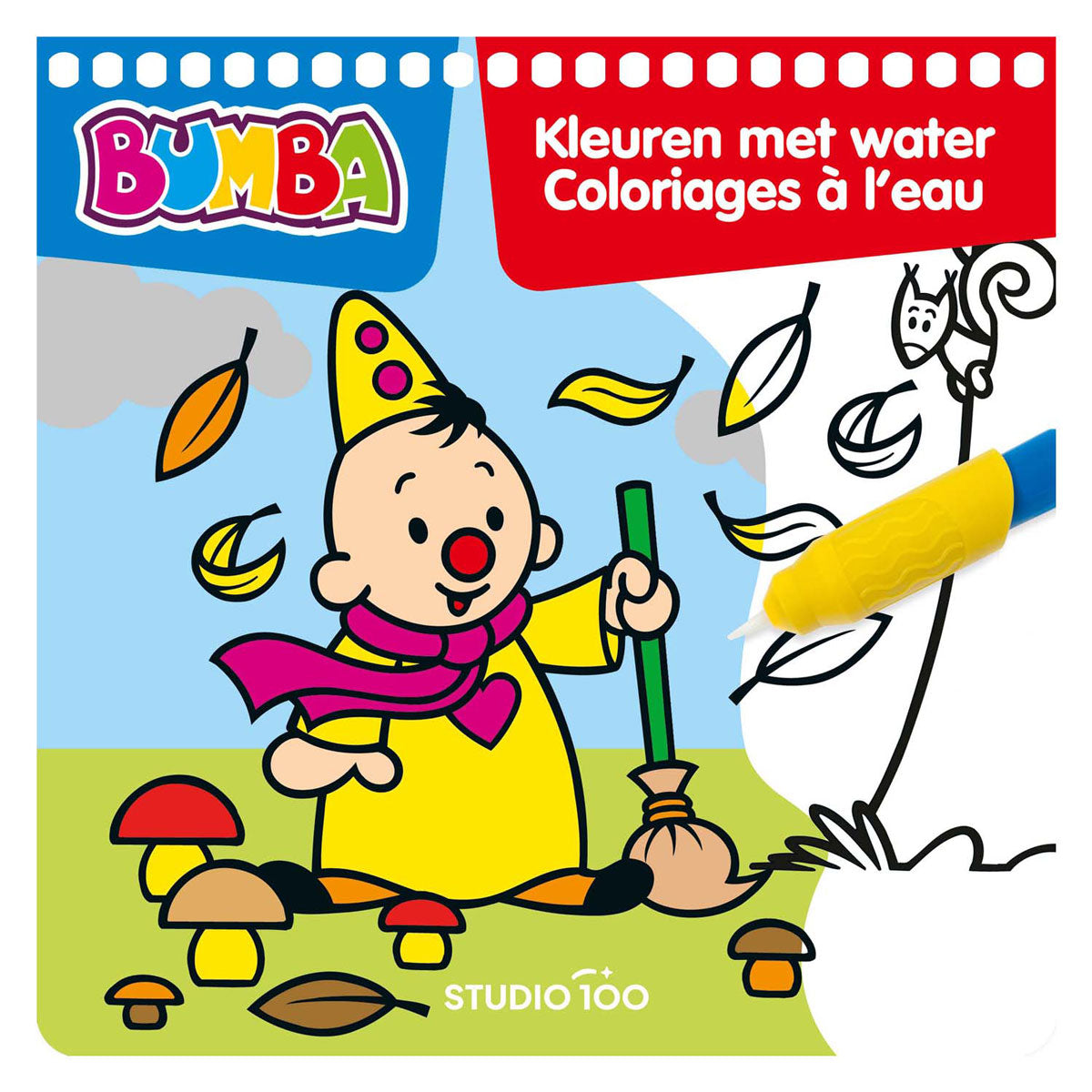 Livre de coloriage Bumba à colorier avec de l'eau - automne