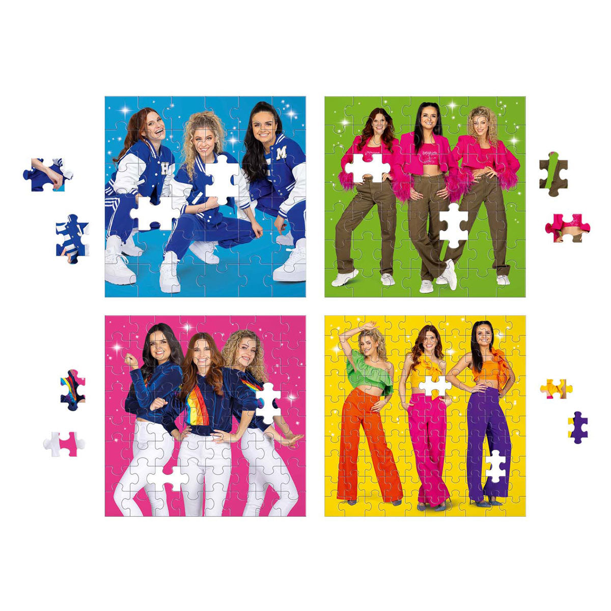 Puzzle 4en1 Studio 100 k3 - étoiles