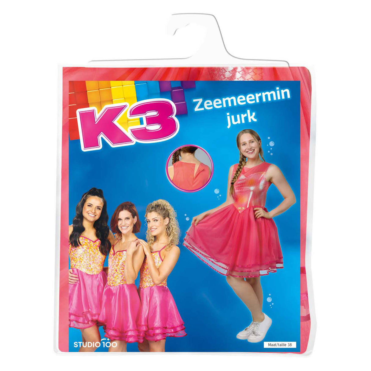 Déguisement Studio 100 K3 - robe sirène - taille 38 - déguisements