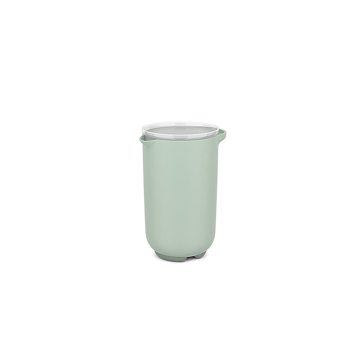 Tasse à mélanger Mepal avec couvercle chef it - 1 l - tient dans la porte du réfrigérateur - passe au micro-ondes et au lave-vaisselle - matériel de pâtisserie - sauge nordique