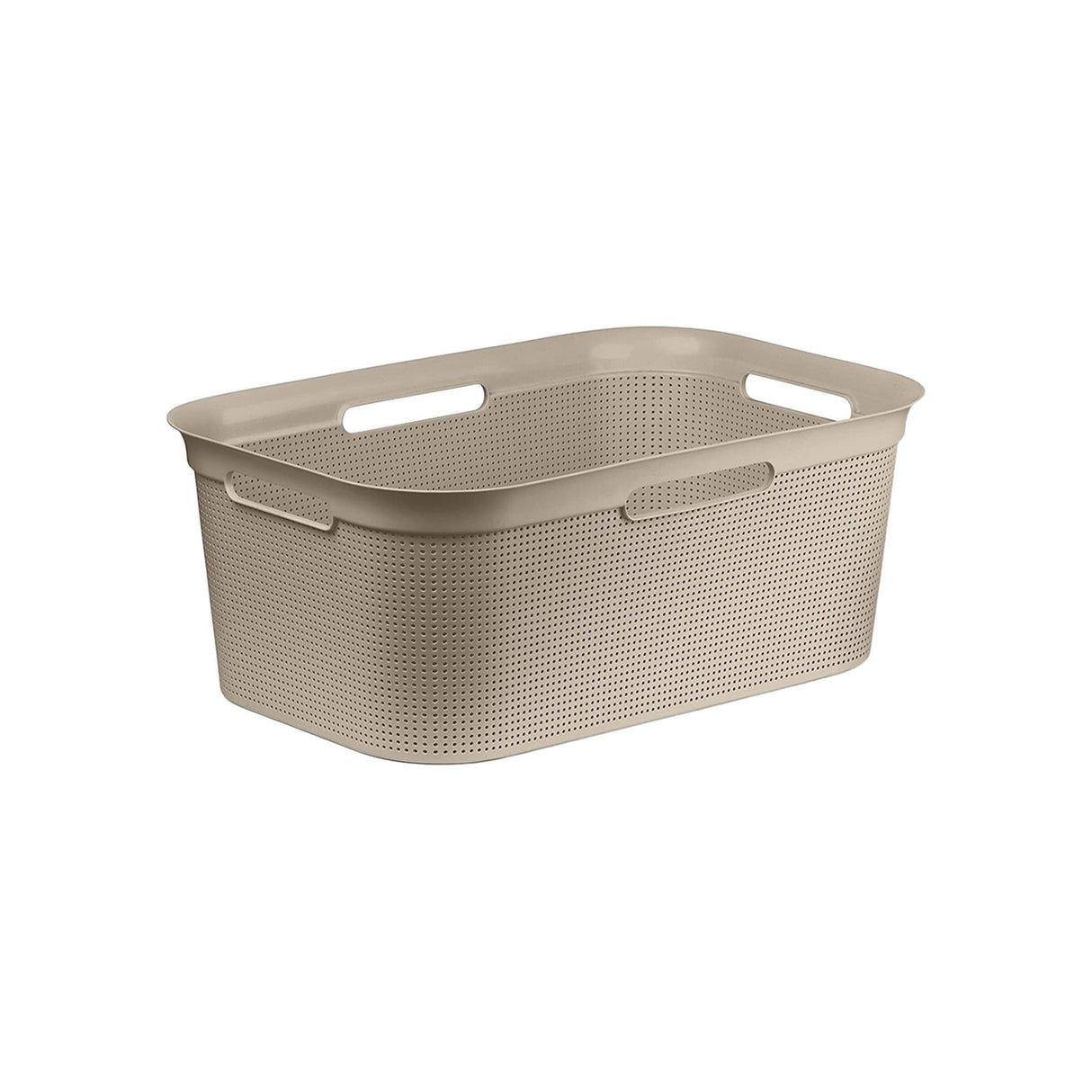 Rotho panier à linge flexible brisen 41 l cappuccino