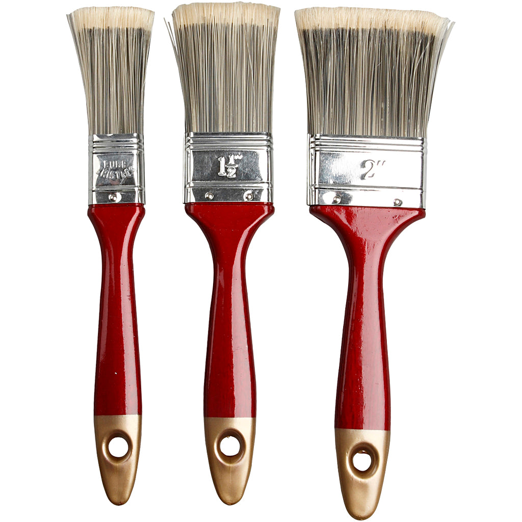 Creativ Company Varnish Brosses à plat, 3e.