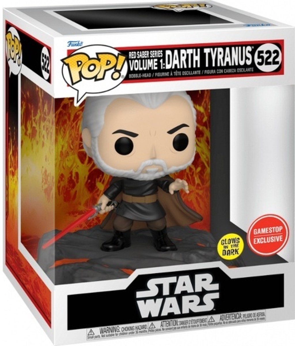 Funko-pop ! série sabre rouge volume 1 : dark tyranus - pop #522