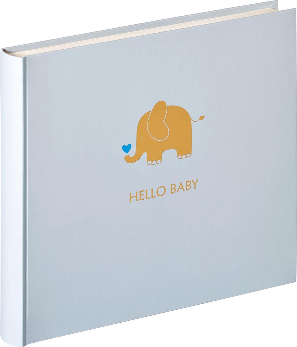 Walther uk-148-l bébé animal - album bébé - taille 28x25 cm - bleu