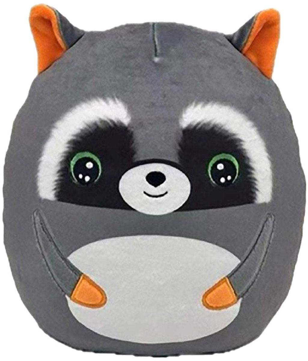 Ty bonnet ty squish a boo sournois raton laveur gris, 20cm