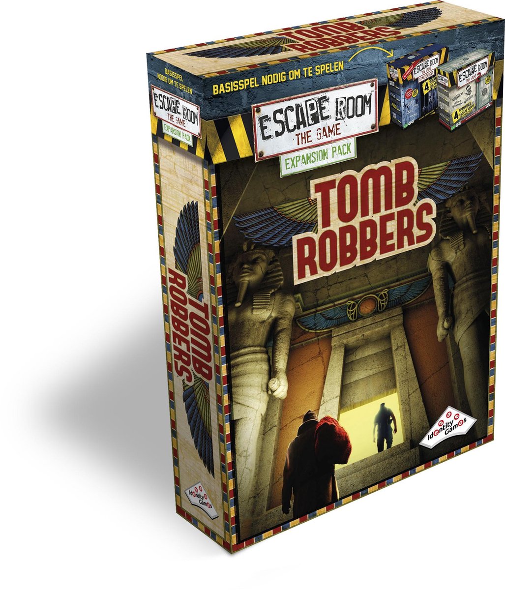 Jeux d'identité escape room, l'extension du jeu, ensemble de voleurs de tombes - casse-tête