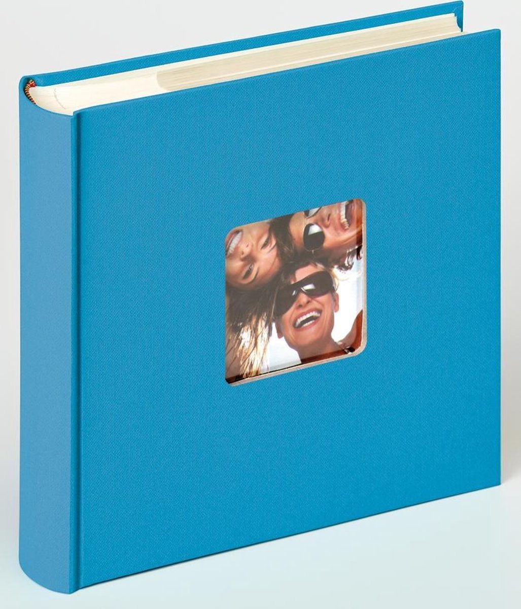 Walther me-110-u fun - album mémo - format 24x22 cm - 200 photos 10 x 15 cm - bleu océan
