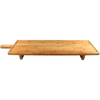 No brand planche de service xxl bambou 100x26x5,5 cm