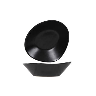 Saladier noir 20,3x17xh6,4 cm vongola | 4 pièces