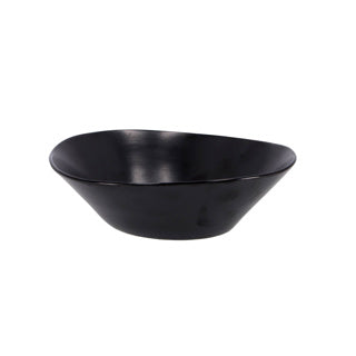 Saladier noir 20,3x17xh6,4 cm vongola | 4 pièces