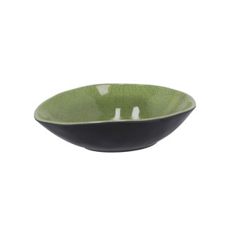 Assiette creuse mélamine 19,5x16 cm street food go assorti | 10 pièces