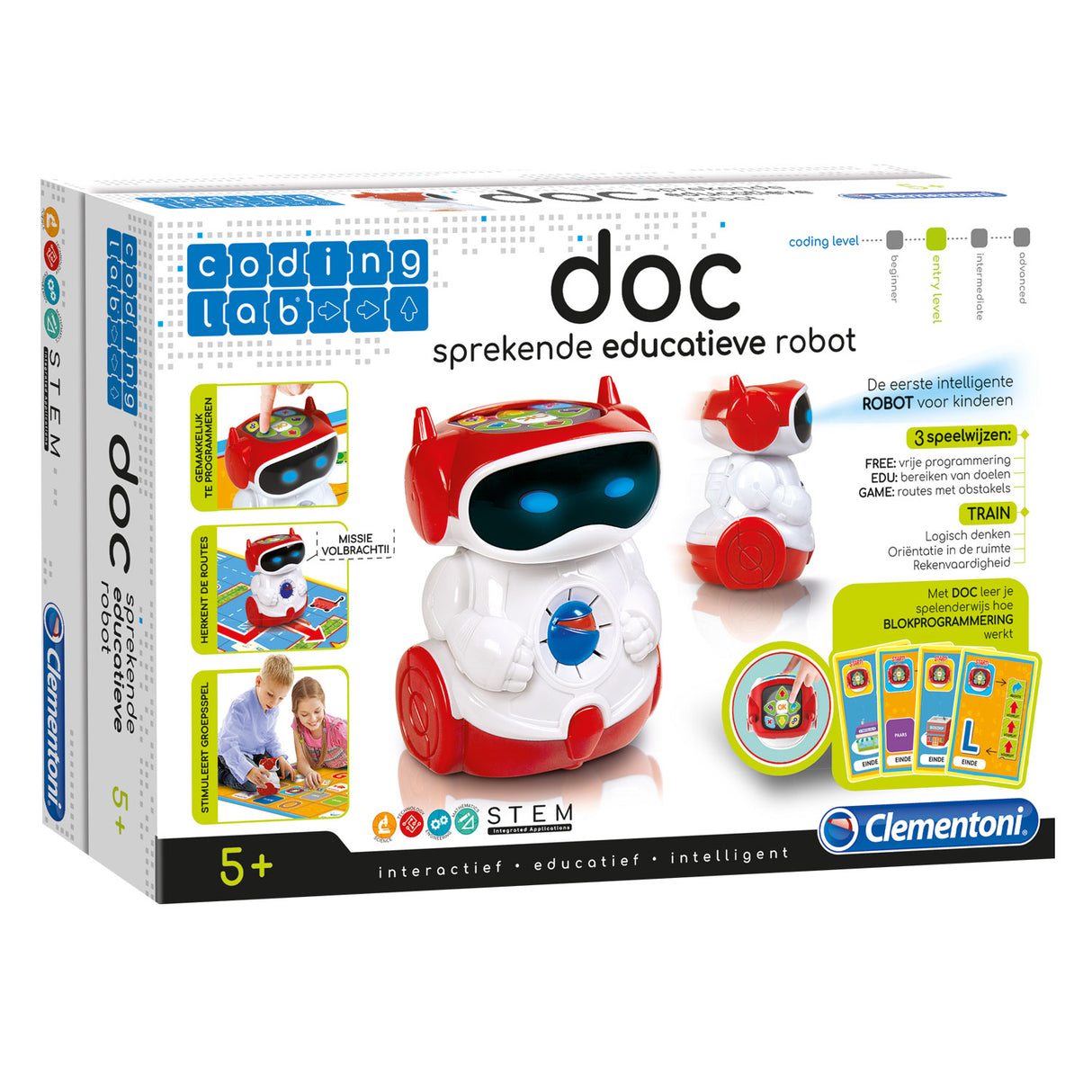 Clementoni Coding Lab - Doc Robot parlant éducatif