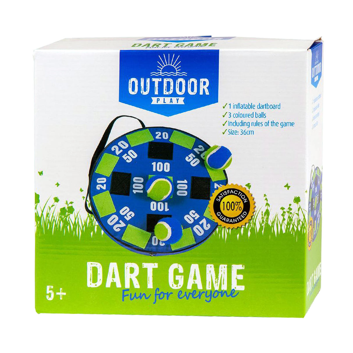 Jeu de fléchettes en plein air