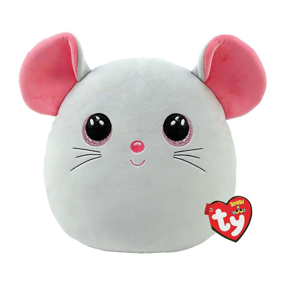Ty bonnet ty squish a boo souris à l'herbe à chat, 20cm