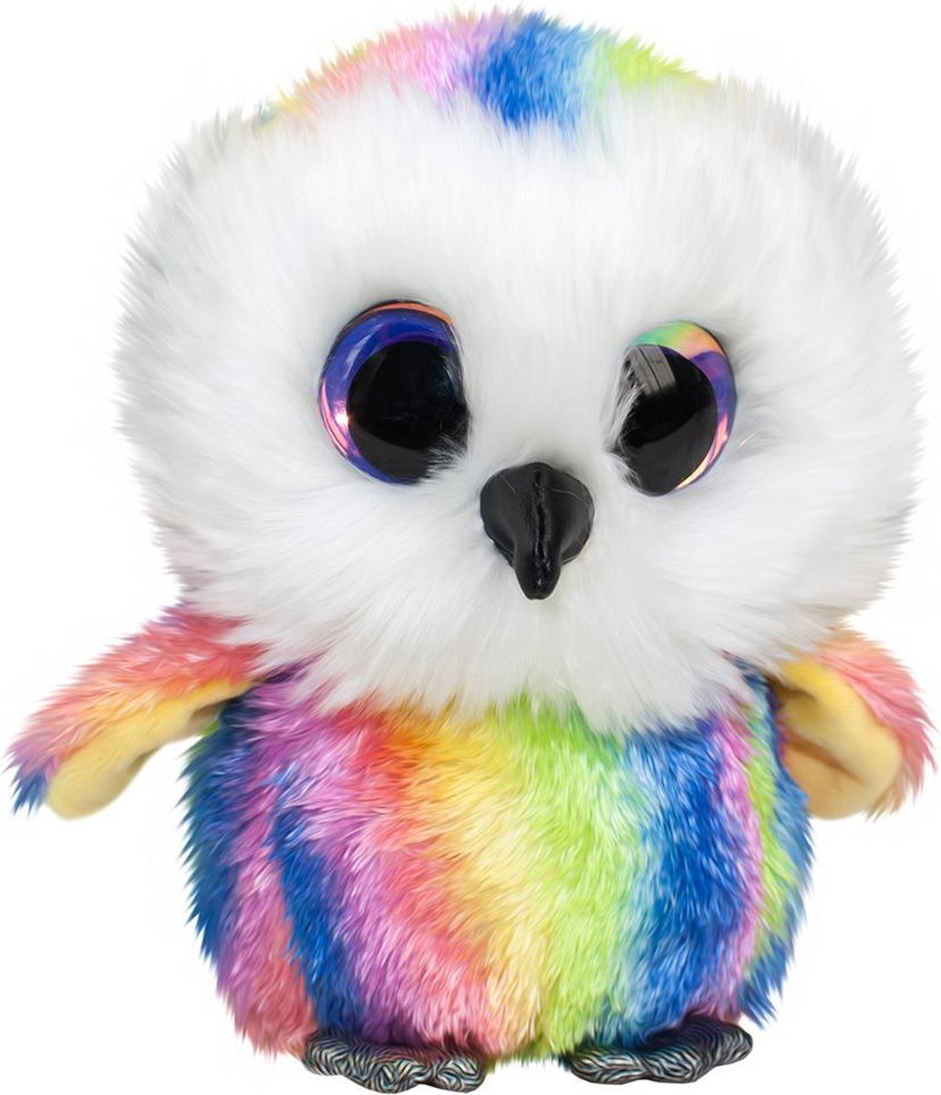 Peluche Lumo stars - rayure hibou, 15cm