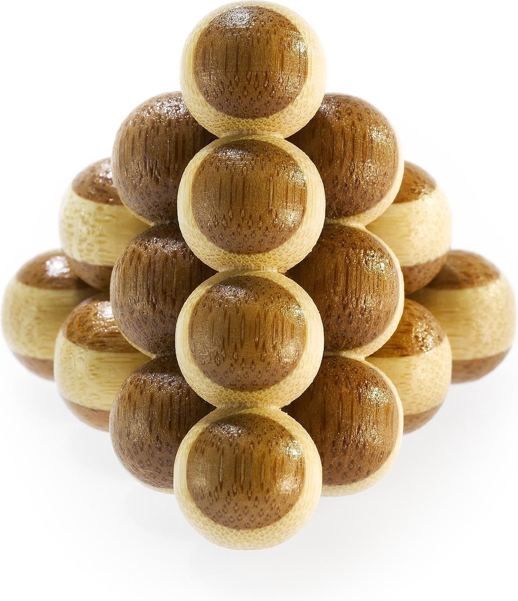 Eureka 3d puzzle cerveau en bambou boulets de canon *