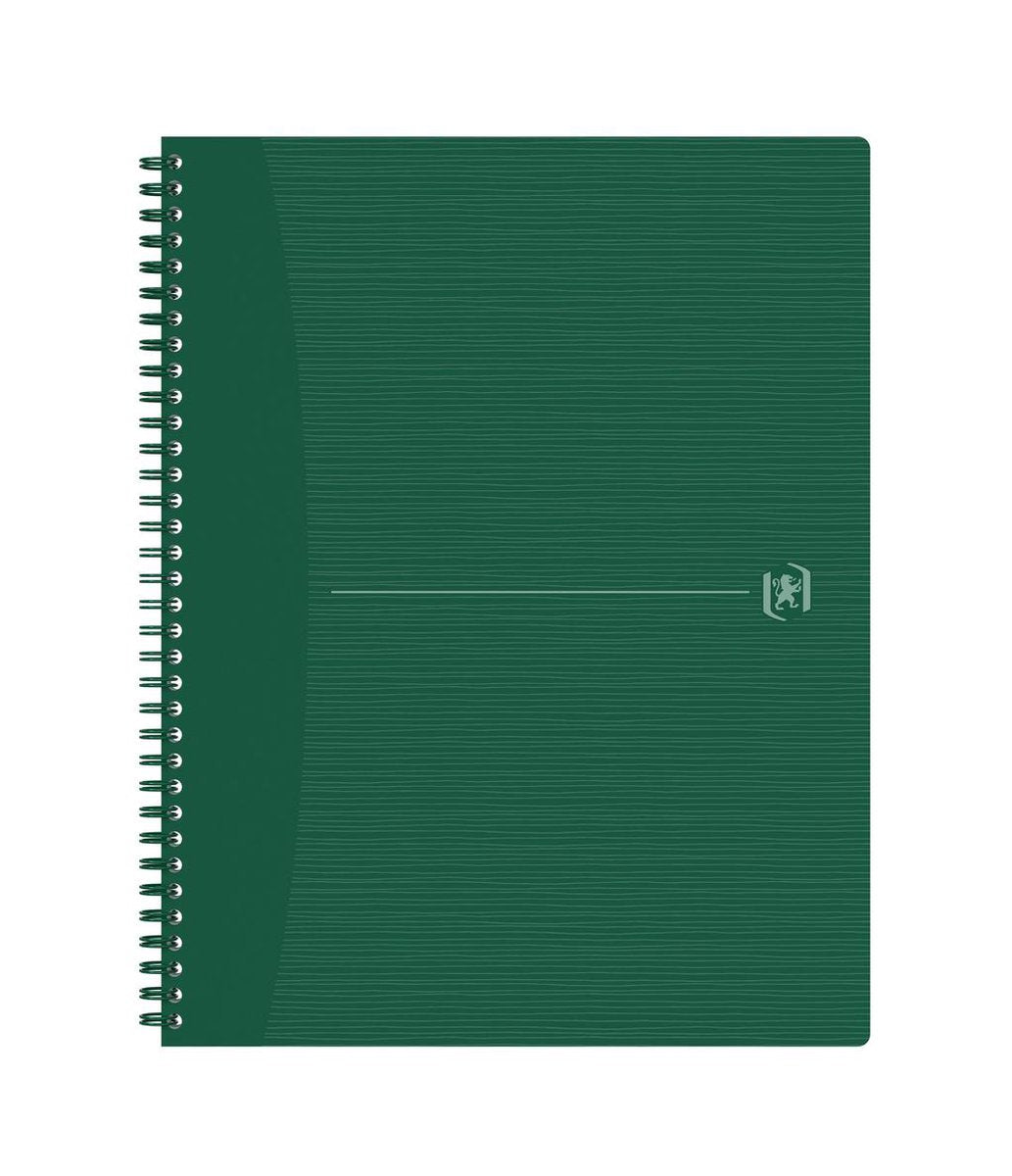 Oxford origins - carnet durable - a4+ - ligné - 70 feuilles - vert