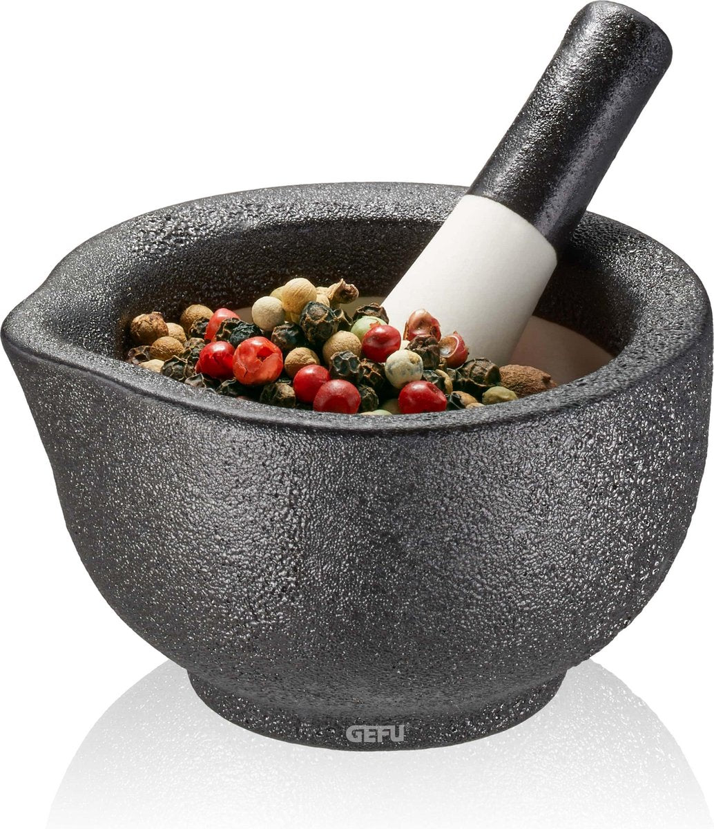 Mortier avec pilon Gefu grino – ø 7,7 cm – porcelaine