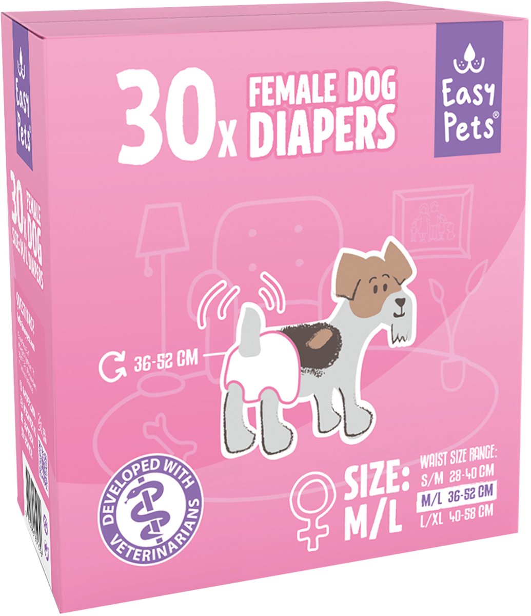 Couches pour chien Easypets femelle