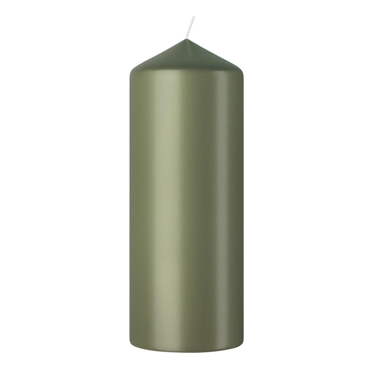 Bougie pilier Bolsius 150 58 olive fraîche