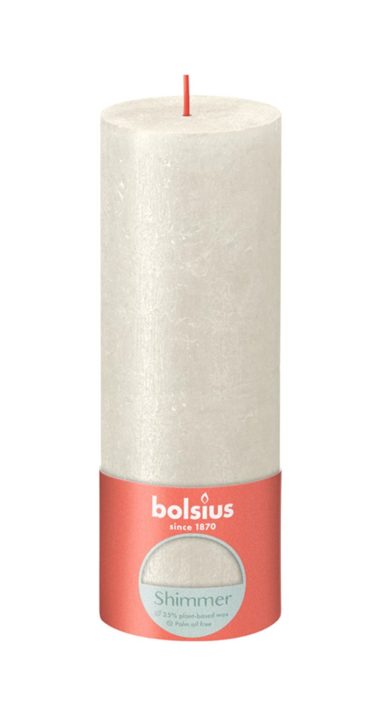 Bougie rustique Bolsius 190 68 ivoire