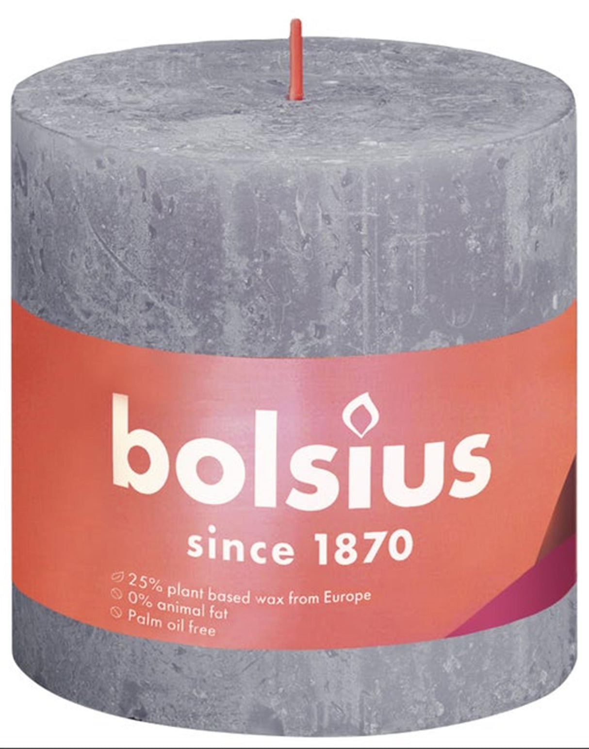 Bougie pilier rustique Bolsius 100 100 violet