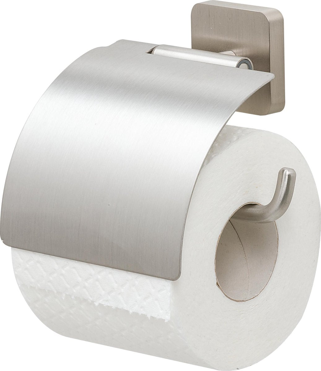 Support de rouleau de toilette tigre ONU avec couvercle en acier inoxydable