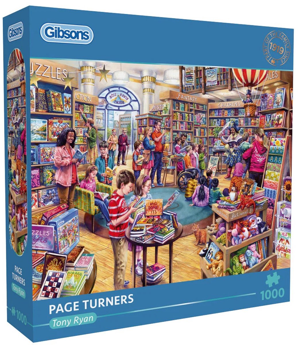 Le puzzle de Gibson tourne les pages 1000 pièces de nostalgie.