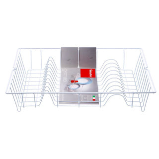 Egouttoir à vaisselle Metaltex fil blanc