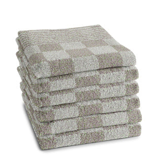 Ddddd torchon barbecue 50x55 taupe | 6 pièces